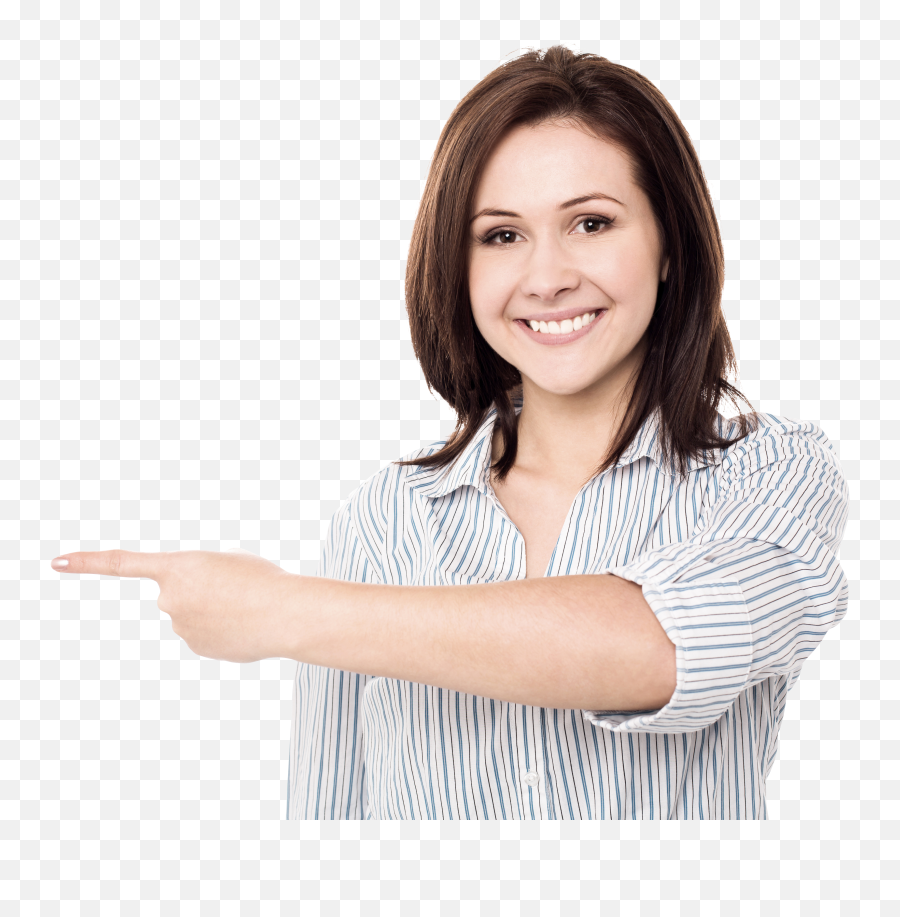 Pointing Left Png Images Transparent - Woman Pointing Left Png,Stock Photo Png