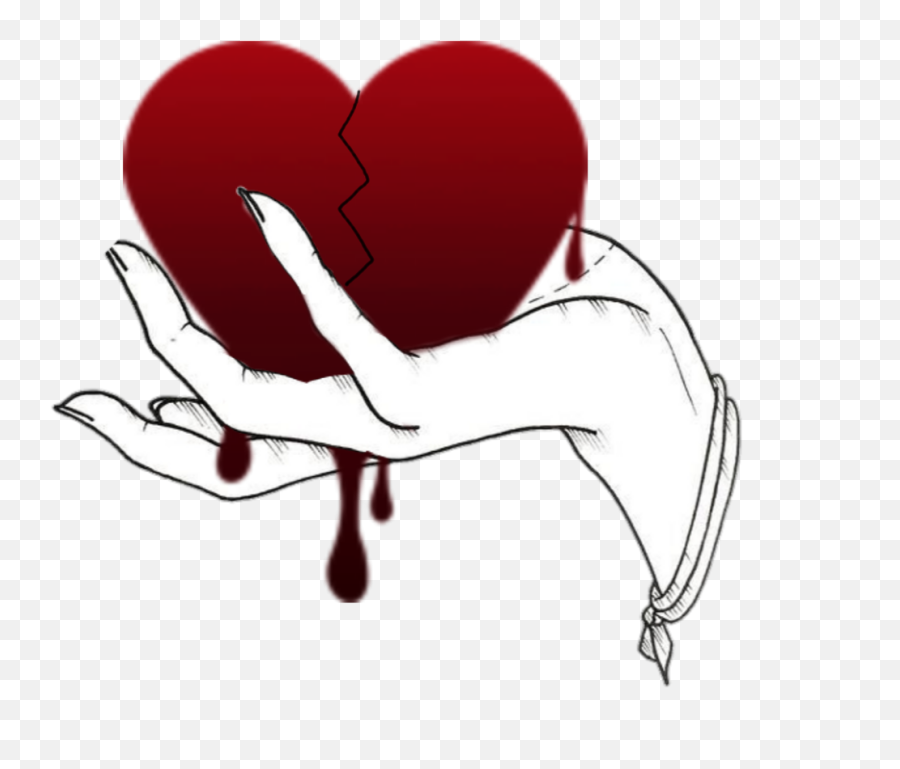 Broken Heart Sticker Challenge Transparent PNG