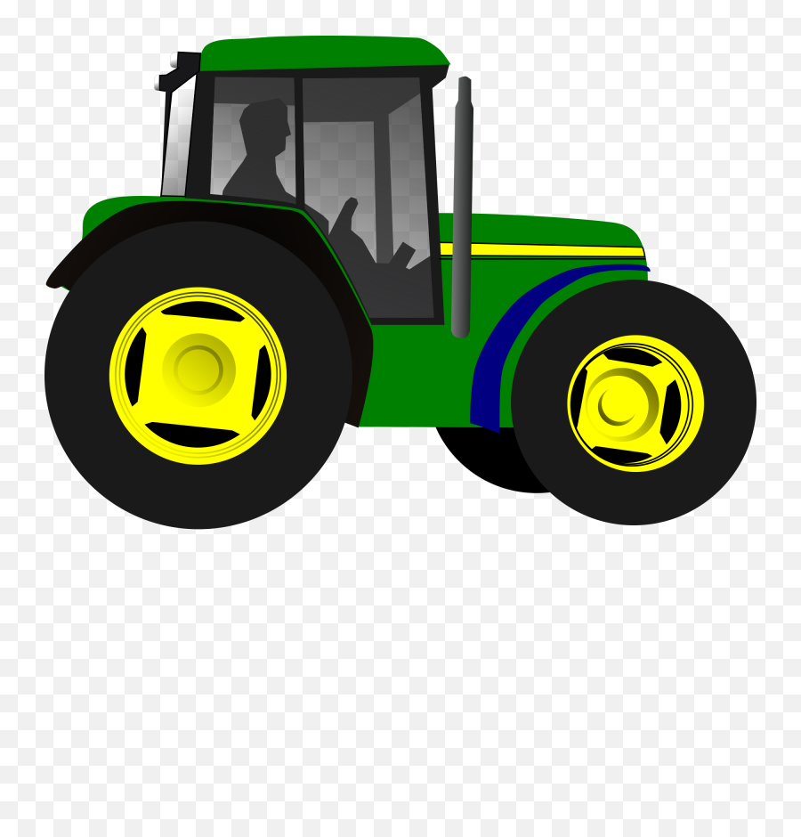 Simple Clipart Tractor - Tractor Clip Art Png,John Deere Tractor Png