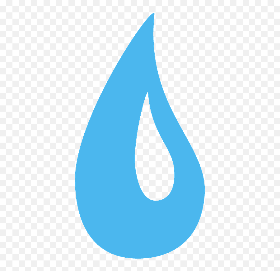 Water Drop Silhouette - Clip Art Png,Water Drop Logo