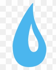 Water Drop Silhouette - Clip Art png