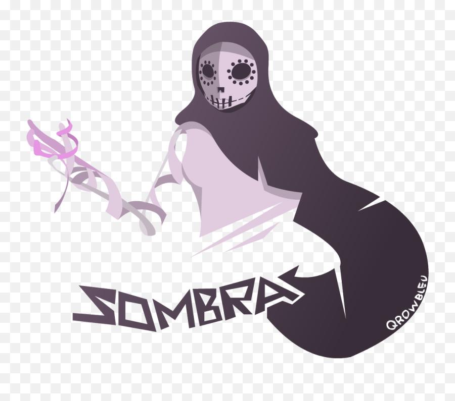 Qrow - Illustration Png,Sombra Overwatch Png