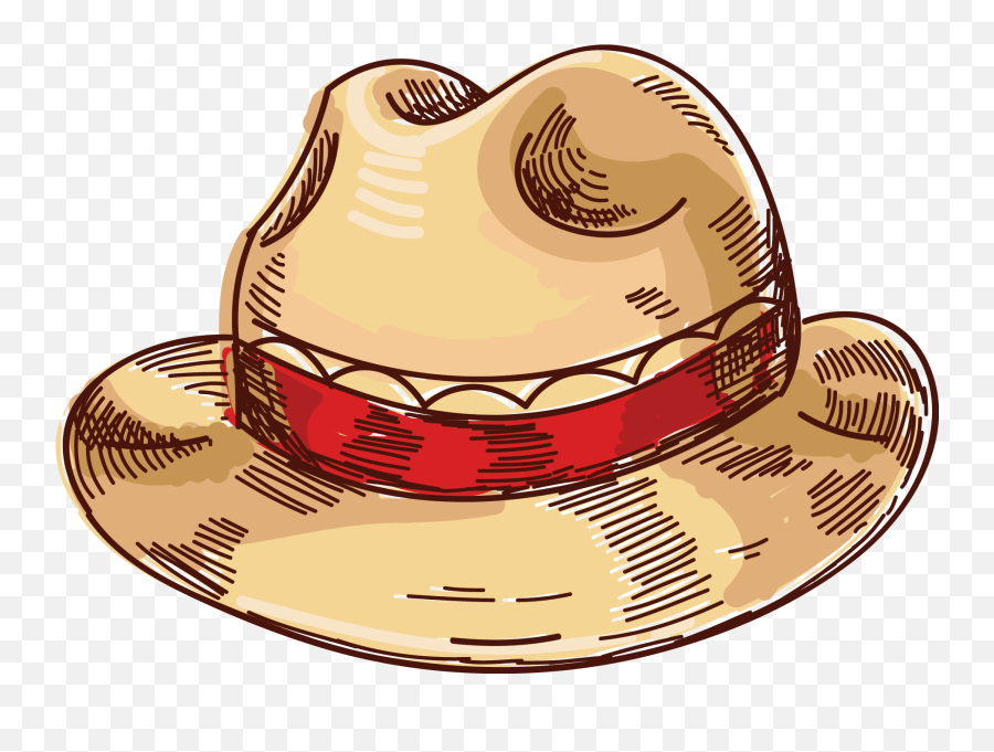 Straw Hat Designer Cowboy - Chapeu De Palha Vetor Chapéu De Palha Vetor Png,Cowboy Hat Clipart Png