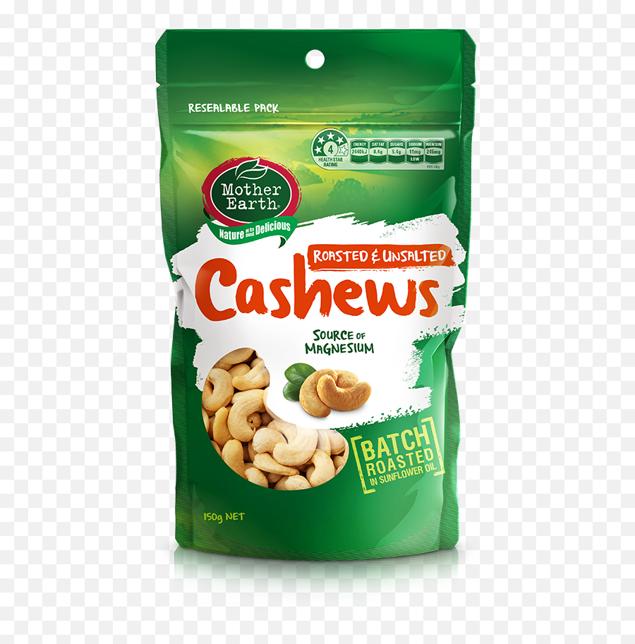 Roasted U0026 Unsalted Cashews 150g - Walnuts Packaging Png,Cashew Png