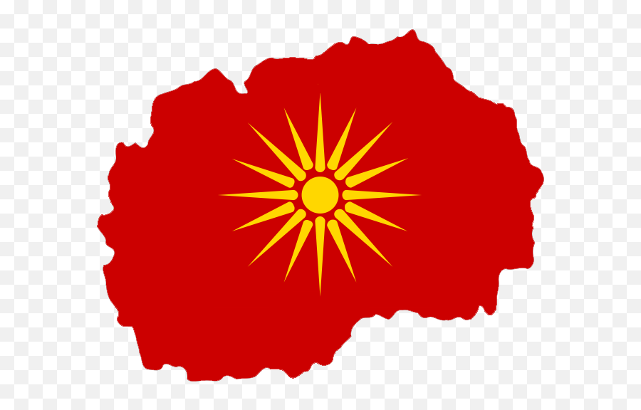 Flag - Macedonian Flag Map Png,Old Png