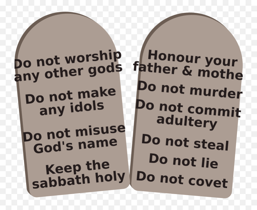Download Free Png Ten Commandments - Clipart Ten Commandments Cartoon,Ten Commandments Png