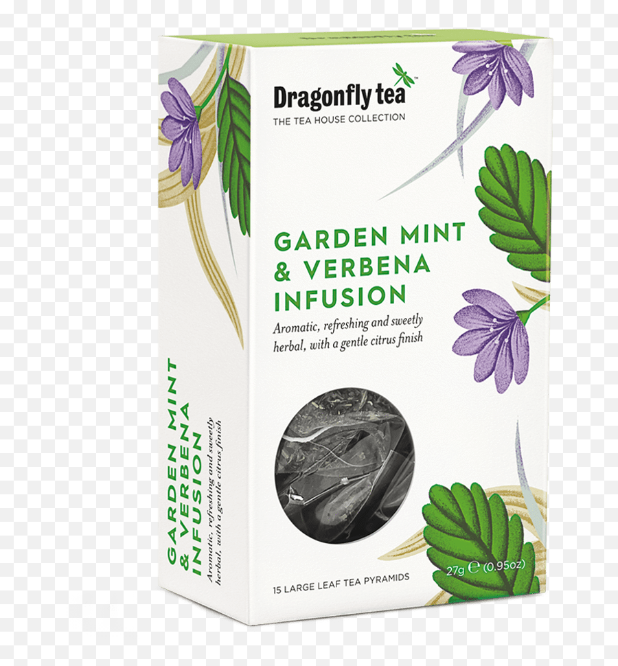 Garden Mint And Verbena Infusion - Dragonfly Tea Png,Mint Transparent
