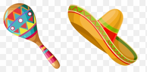 Mexico Maraca And Sombrero Cursor U2013 Custom Browser - Clip Art Png,Maraca Png