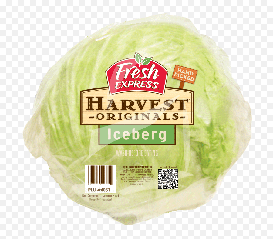 Iceberg Head Lettuce - Fresh Express Salad Png,Lettuce Png