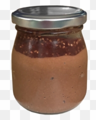 Raw Vegan Cacao Pudding With Cranberry Sauce 130g Set Of 6 - Gravy Png,Cranberry Png