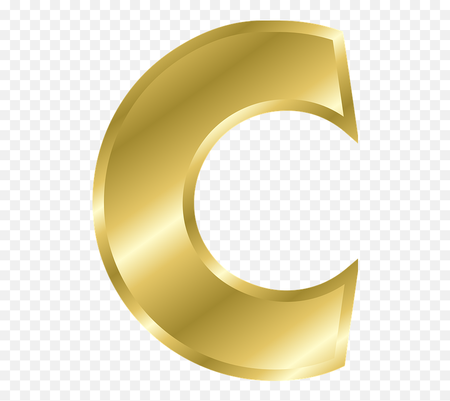 Letter C Png - Letter C Gold Png,Letter C Png