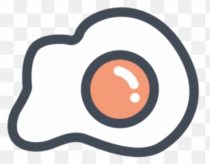 Breakfast Egg Eggs Food Fried Icon - Png