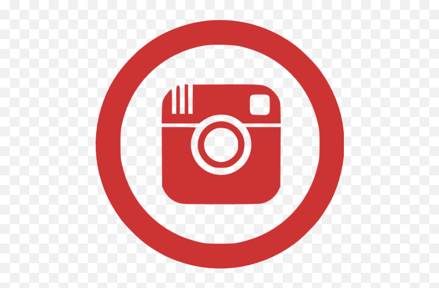 Persian Red Instagram 5 Icon - Instagram Icon Red Png,Instagram Symbol Transparent