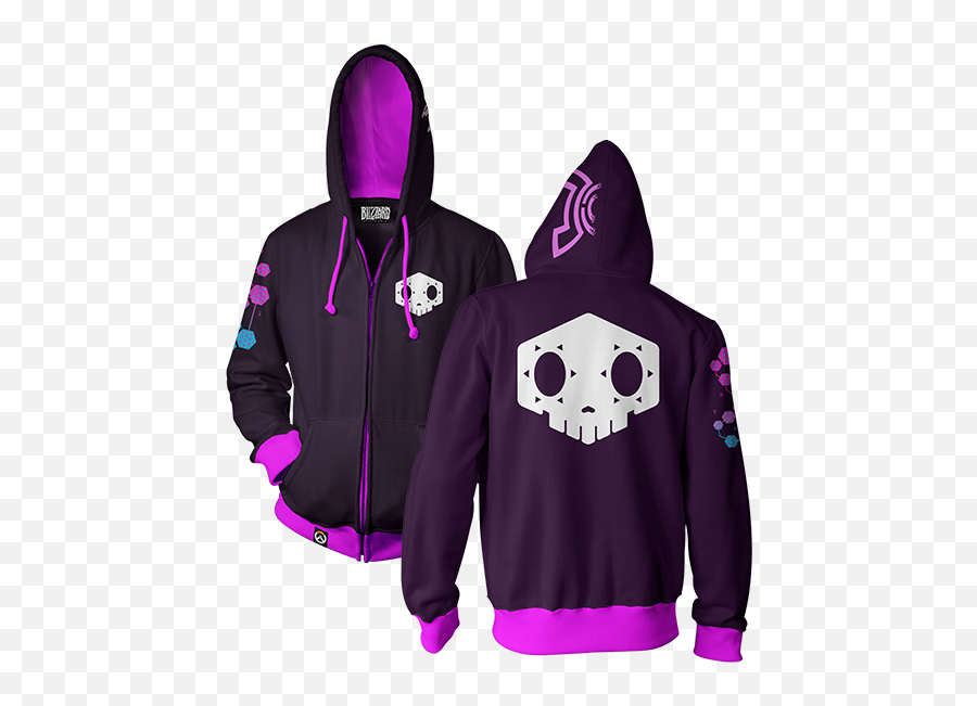 On A Lighter Note Else Seen This Official Sombra Hoodie - Soldier 76 Hoodie Jinx Png,Sombra Skull Png