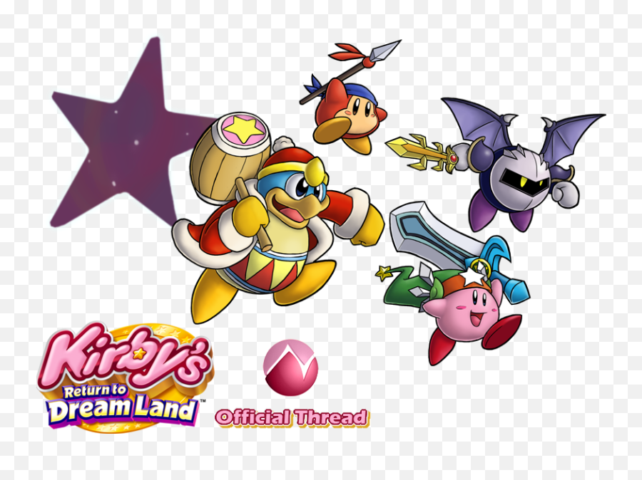 Kirbyu0027s Return To Dream Land Ot 6 Years In The Making - Kirby Return To Dreamland Meta Knight Png,King Dedede Png