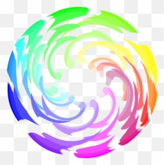 Clipart Abstract School Of Fish - Spiral Clip Art Transparent Png,School Of Fish Png