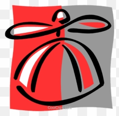 Beanie Hat With Propeller Royalty Free Vector Clip Art - Clip Art Png,Propeller Hat Png