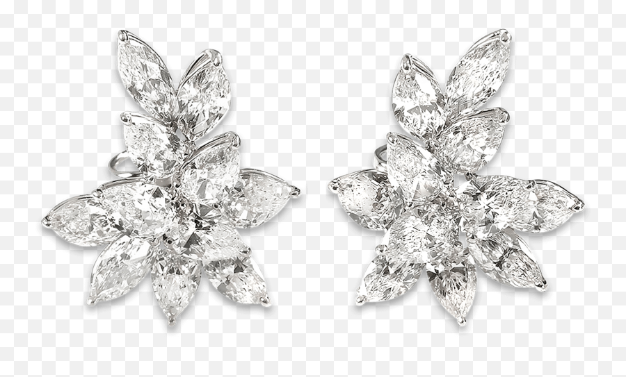 Download Hd Diamond Earring Png - Earrings,Earring Png