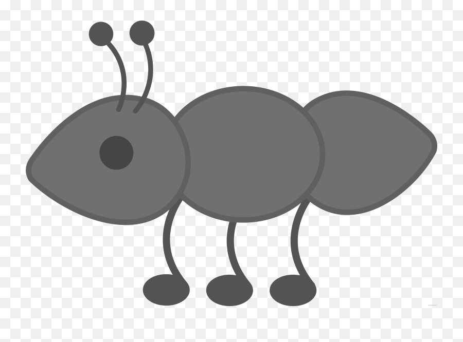 Fire Ant Animal Free Black White Clipart Images Clipartblack - Cartoon Ants  Png,Ant Transparent Background - free transparent png images 