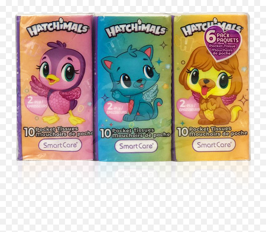 Smart Care Hatchimals Pocket Tissue 6 Pack - Hatchimals Antibacterial Wipes Png,Hatchimals Png