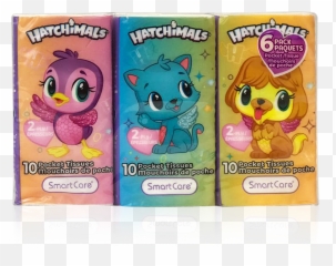 Smart Care Hatchimals Pocket Tissue 6 Pack - Hatchimals Antibacterial Wipes Png,Hatchimals Png