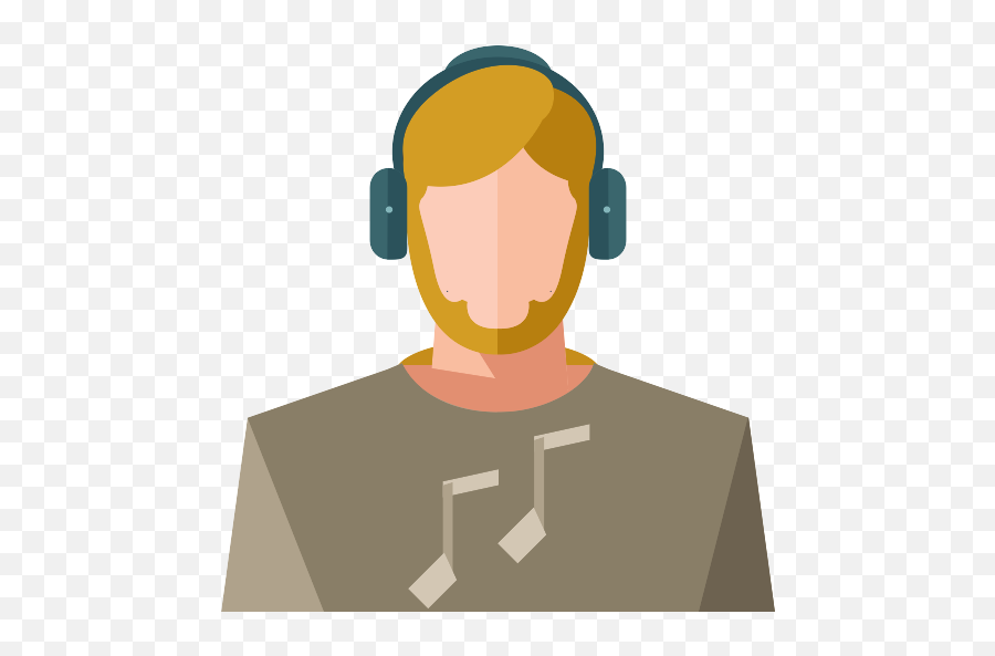 Musician Png Icon 3 - Png Repo Free Png Icons Wearing Headphones Png,Musician Png