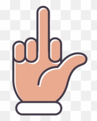 Hand Middle Finger Flat - Dedo Del Medio Png,Flat Hand Png