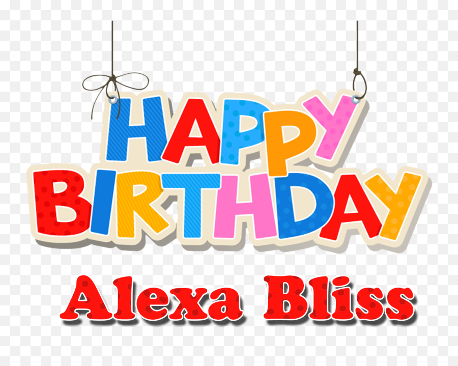 Alexa Bliss Happy Birthday Name Png - Happy Birthday Kamlesh,Alexa Bliss Png