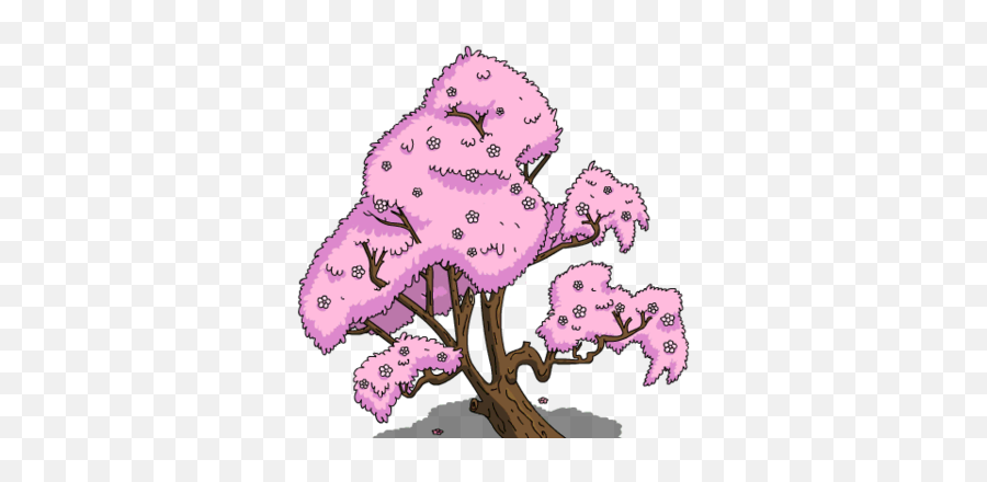 Japanese Cherry Tree - Simpsons Tapped Out Japanese Png,Cherry Tree Png