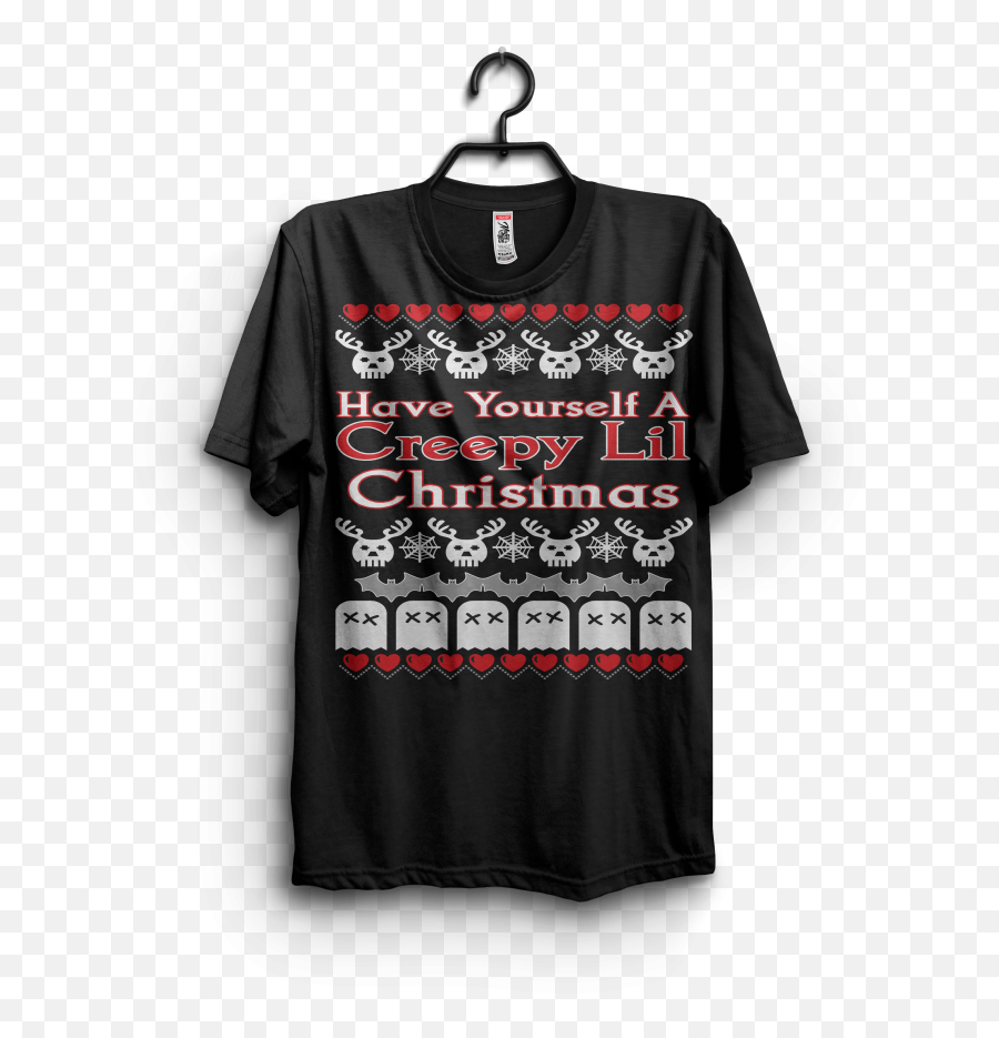 Creepy Lil Christmas T Shirt Design Template - Design Christmas T Shirt Ideas Png,Creepy Png