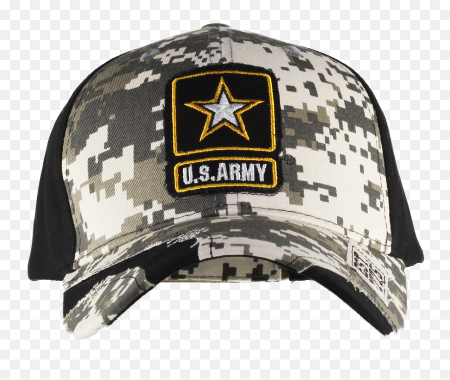 Distressed Camo Front Hat - Army Walmartcom Us Army Png,Army Hat Png