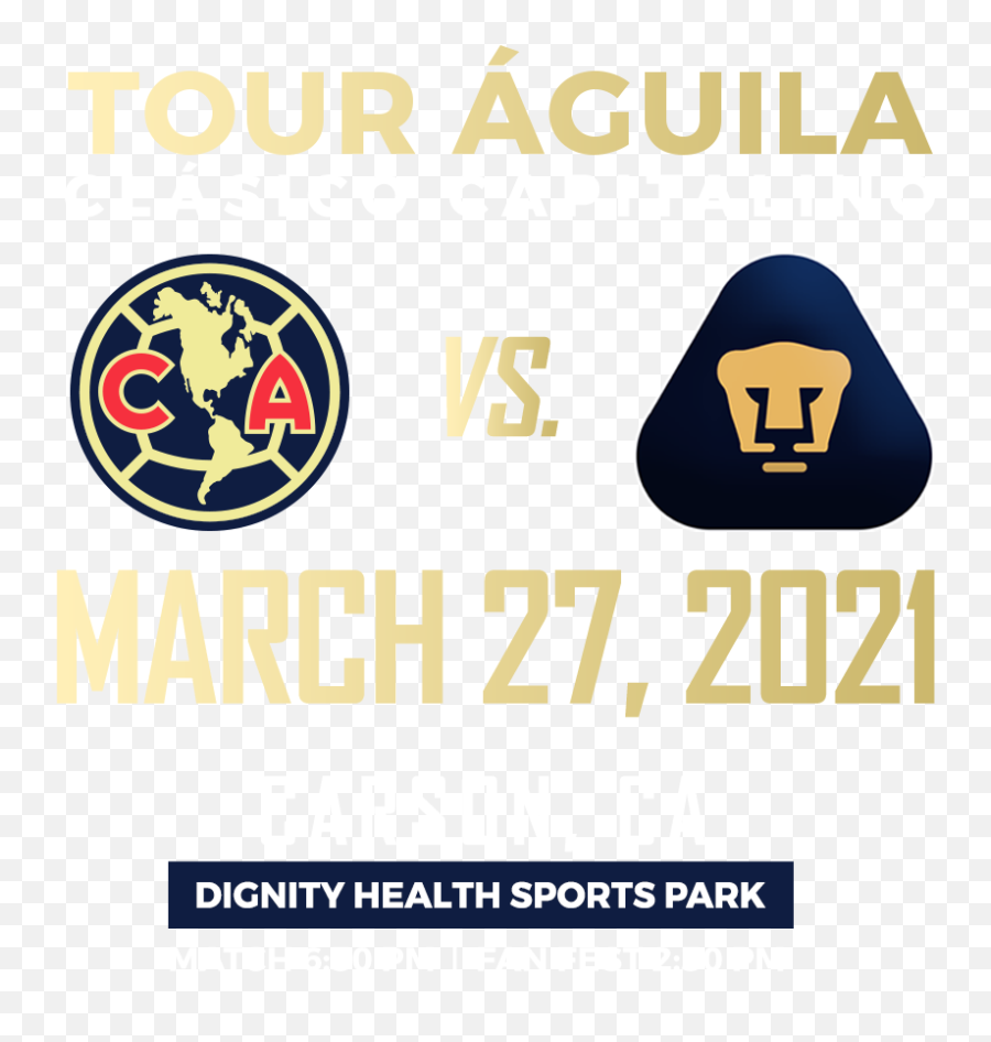 Tour Aguila - The Official Us Tour Of Club America Pumas Unam Png,Aguila Png