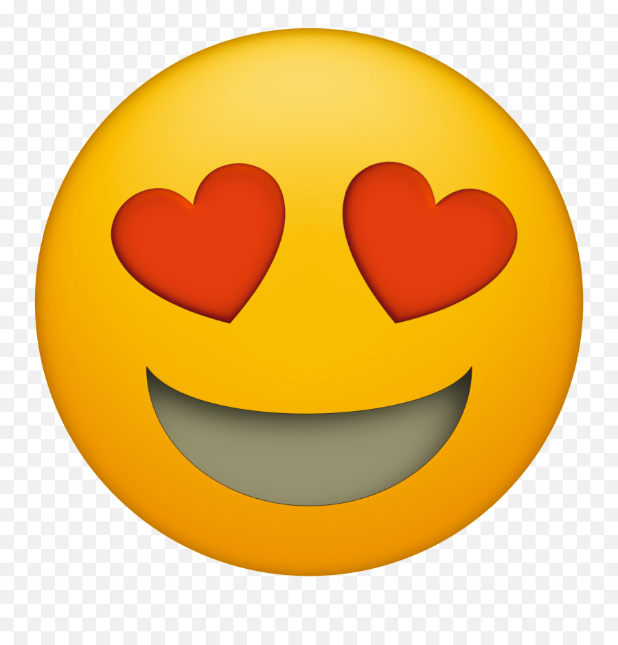 Heart Eye Emoji Clipart - Heart Eye Emoji Clipart Png,Eye Emoji Png