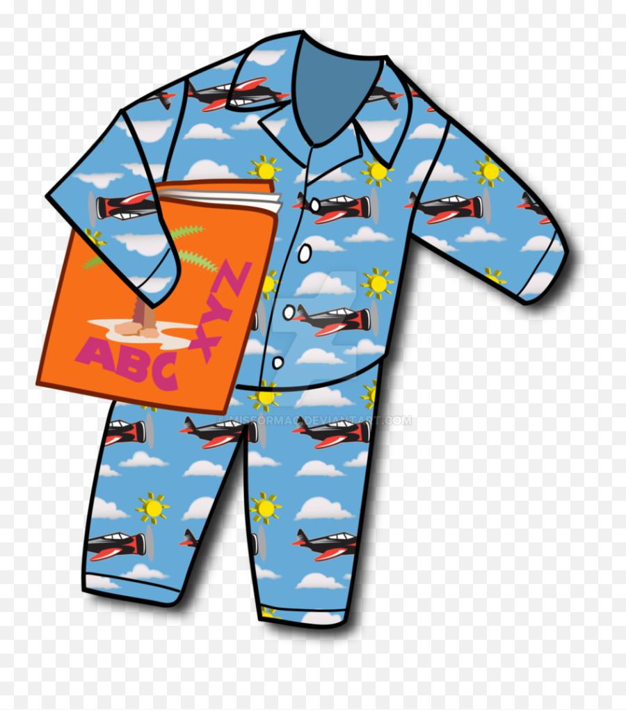 Kids Pajamas By Misformac Cartoon 842x948 Png Clipart Pajamas For 