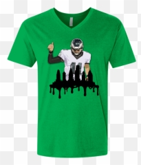 Download Carson Wentz Fitted V - Covid 19 T Shirt Png,Carson Wentz Png