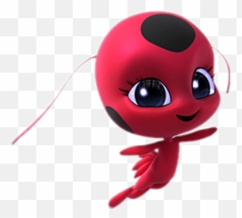 Kwami Tikki Flying Transparent Png - Tikki Miraculous Png,Miraculous Ladybug Transparent
