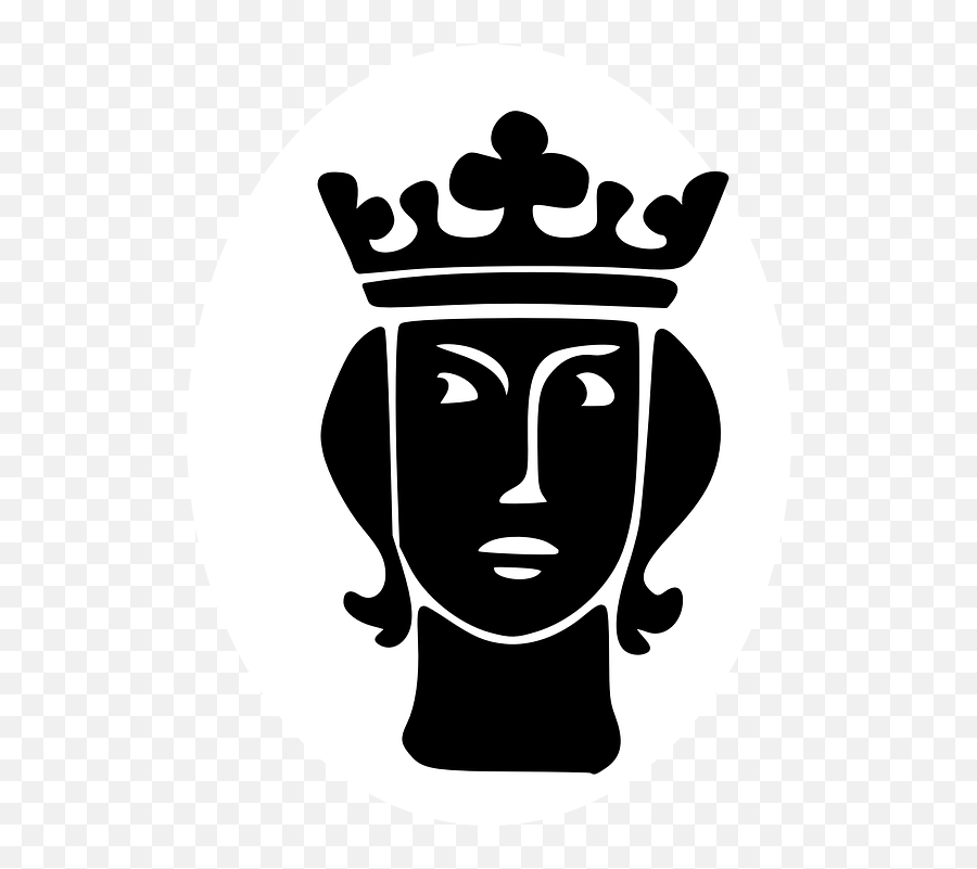 Silueta Rey Retrato - Gráficos Vectoriales Gratis En Pixabay King With Crown Silhouette Png,Corona De Rey Png