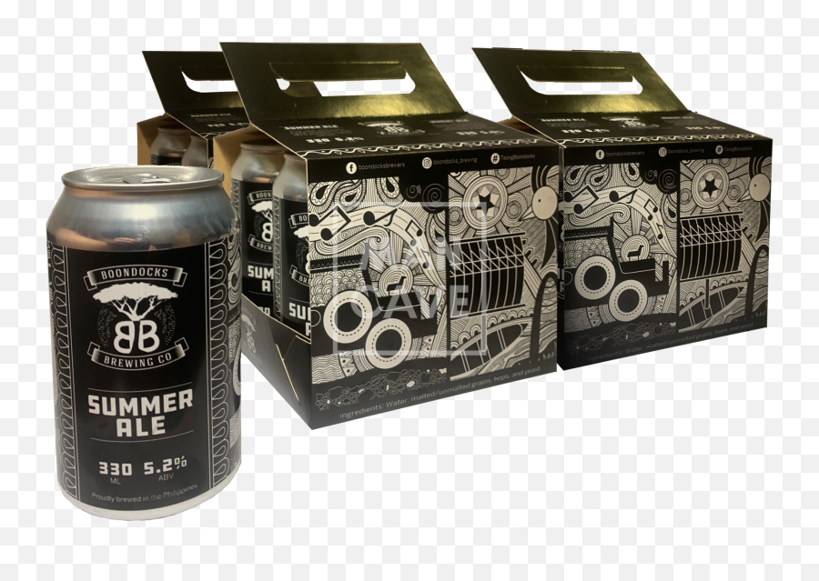 Boondocks Summer Ale Craft Beer 12 - Pack Cylinder Png,Boondocks Png