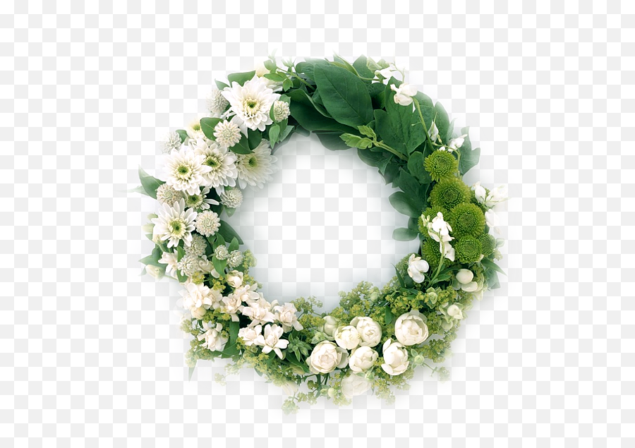 Advent Wreath Funeral Flower Garland - Flower Garland For Funeral Png,Funeral Png