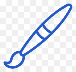 Paint Brush Stroke Icon - Transparent PNG u0026 SVG vector file Vertical
