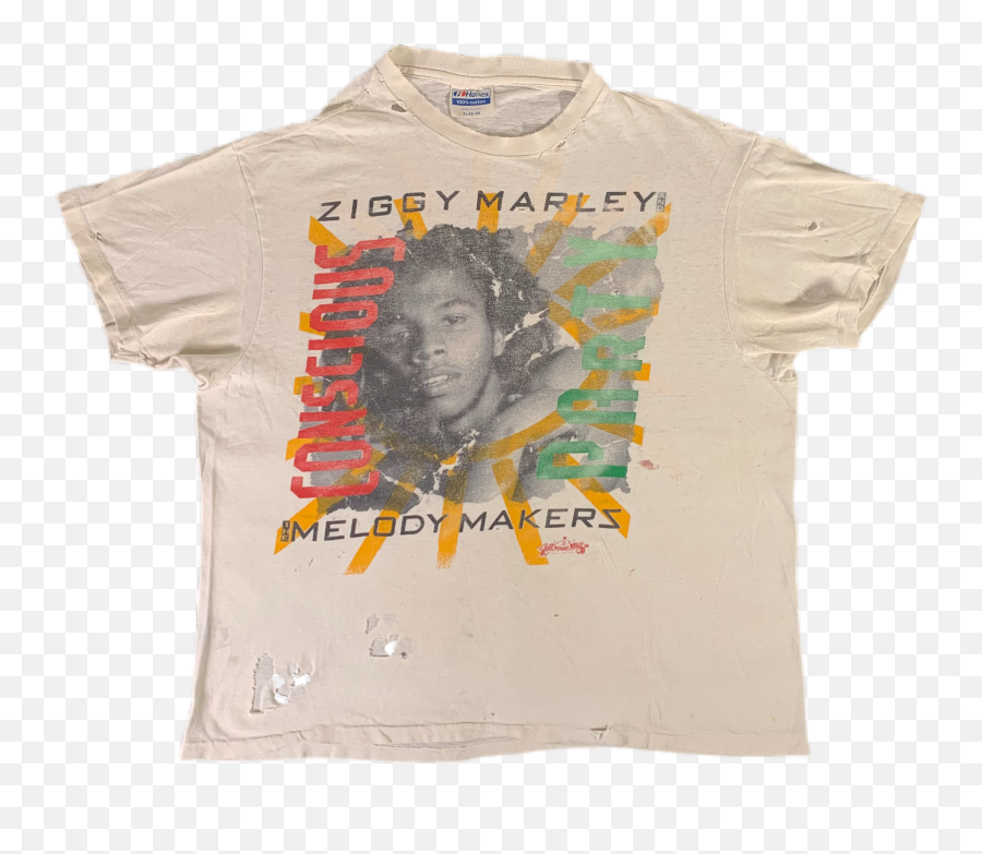 Vintage Ziggy Marley And The Melody - Short Sleeve Png,Reggae Icon