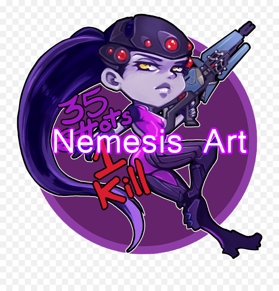 Keychains - Widowmaker 35 Shots 1 Kill Nemesis Art Cartoon Png,Widowmaker Png