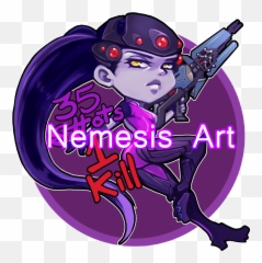 Keychains - Widowmaker 35 Shots 1 Kill Nemesis Art Cartoon Png,Widowmaker Png