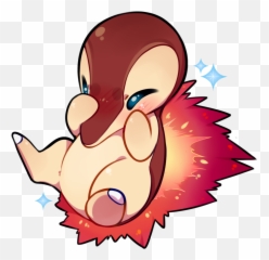 Cyndaquil Is Another One Of My Favorite - Cute Kawaii Pokemon Totodile Png,Cyndaquil Png