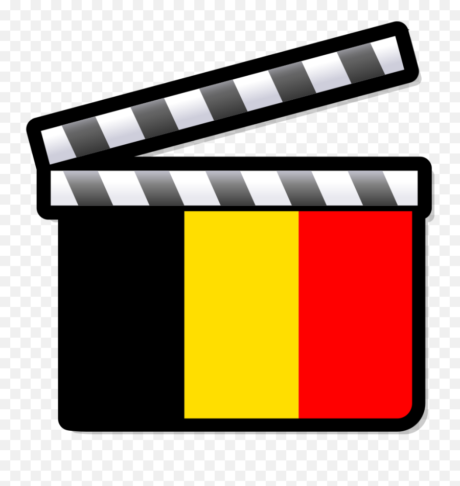 Filebelgium Film Clapperboardsvg - Wikipedia Iconos Del Cine Mudo Png,Movie Icon With Patrick Swayze