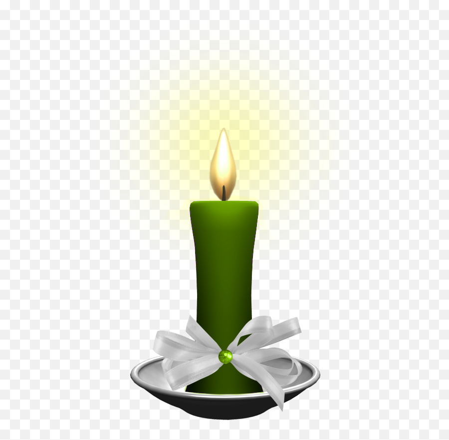 Green Candles Png Picture - Green Candle Png,Christmas Candle Png