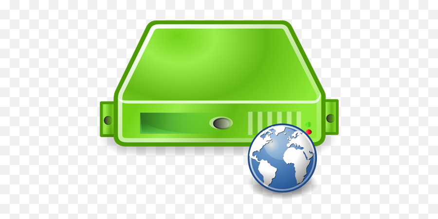 Green Web Server Icon - Rack Server Clip Arts Png,Application Server Icon