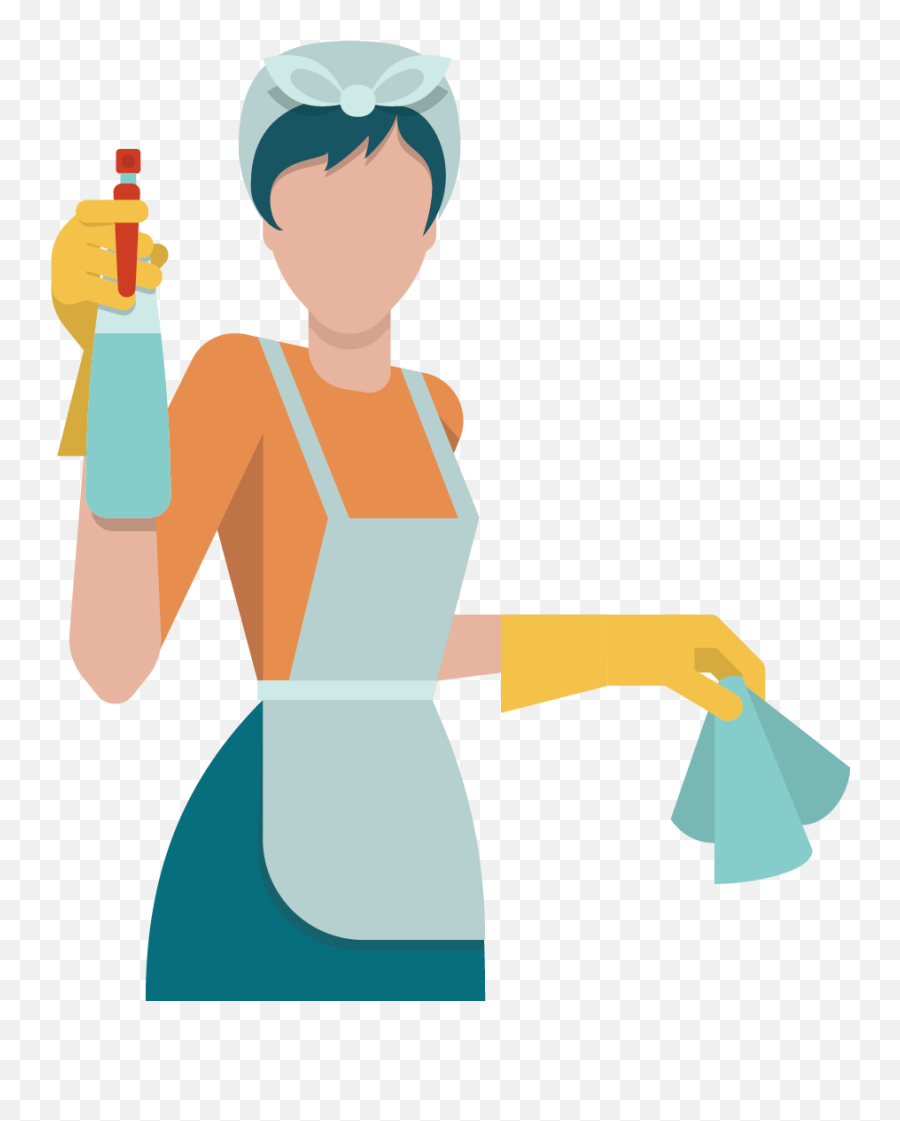 Cleaning Icon - Woman Cleaning Icon Clipart Full Size Women Cleaning Clipart Png,Clean Icon Vector