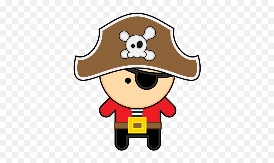 Pirate Kids Design Pirates - Simple Cute Pirate Cartoon Png,Pirate Icon