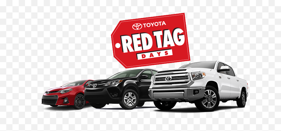 Vernon Toyota Red Tag Days Sale New Car In - Toyota Tundra Png,Red Tag Png